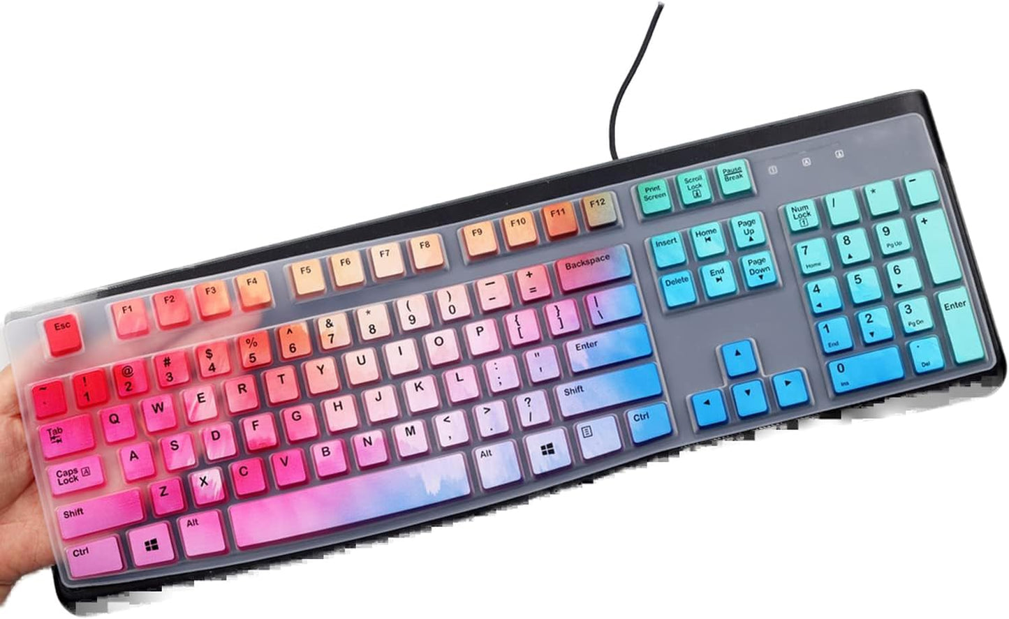 Gradient - Colored Keyboard Protector: Blend of Style, Protection, and Functionality