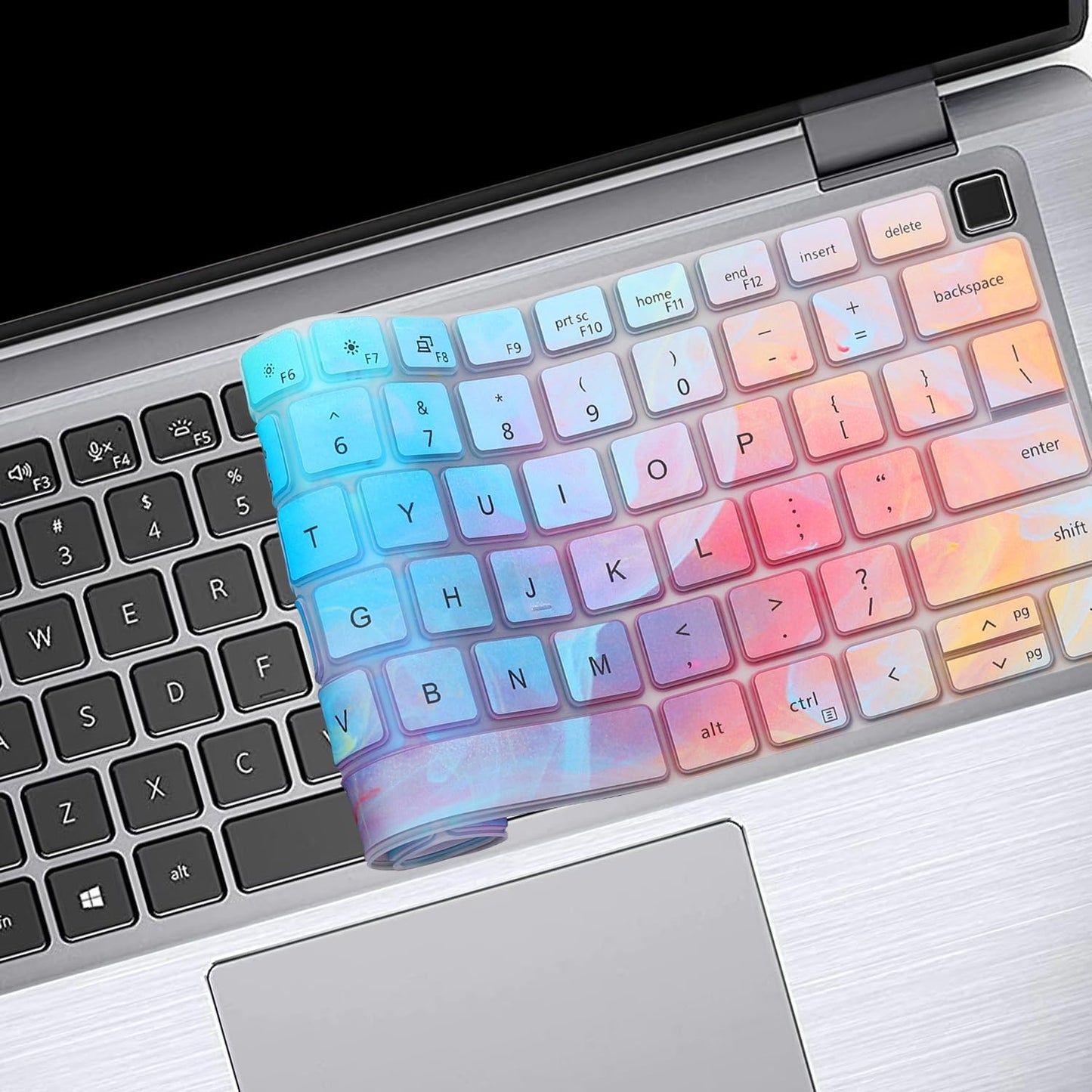 Laptop Gradient Silicone Keyboard Cover | Stylish Protection, Waterproof & Dustproof, Easy to Clean