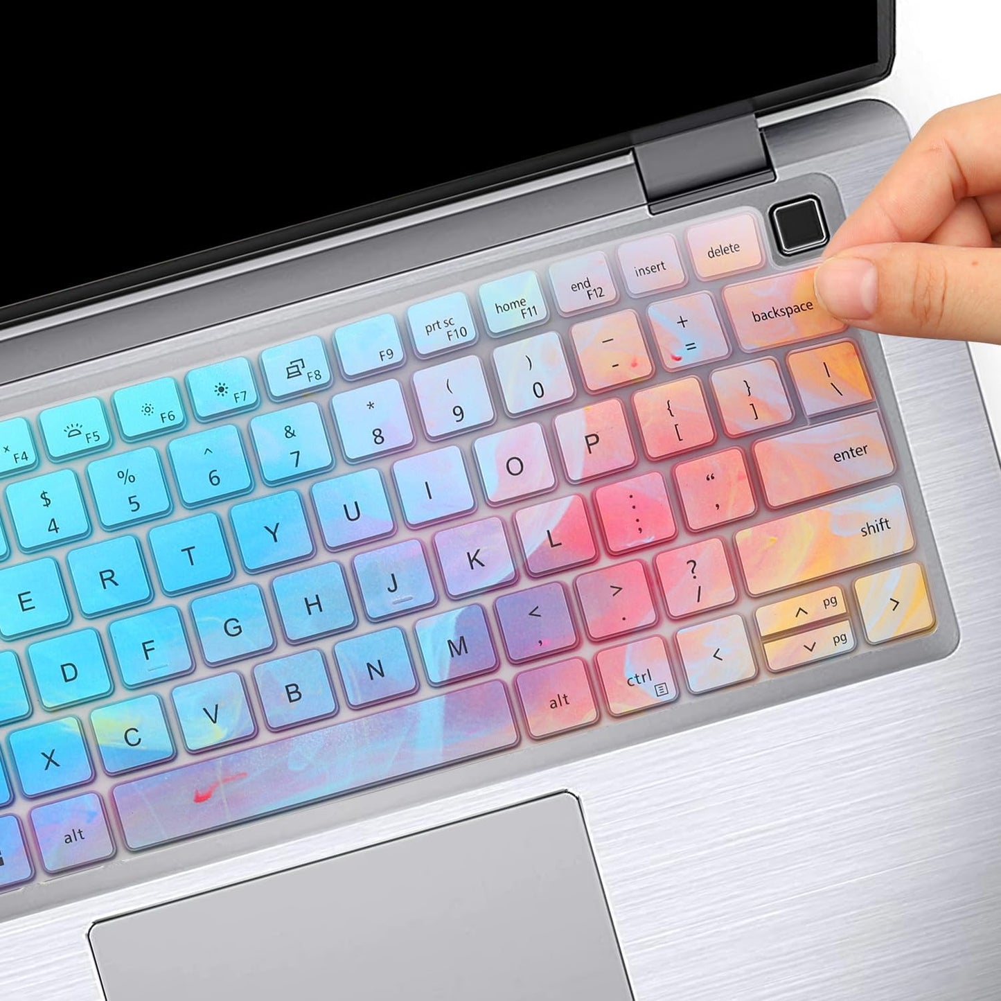 Laptop Gradient Silicone Keyboard Cover | Stylish Protection, Waterproof & Dustproof, Easy to Clean