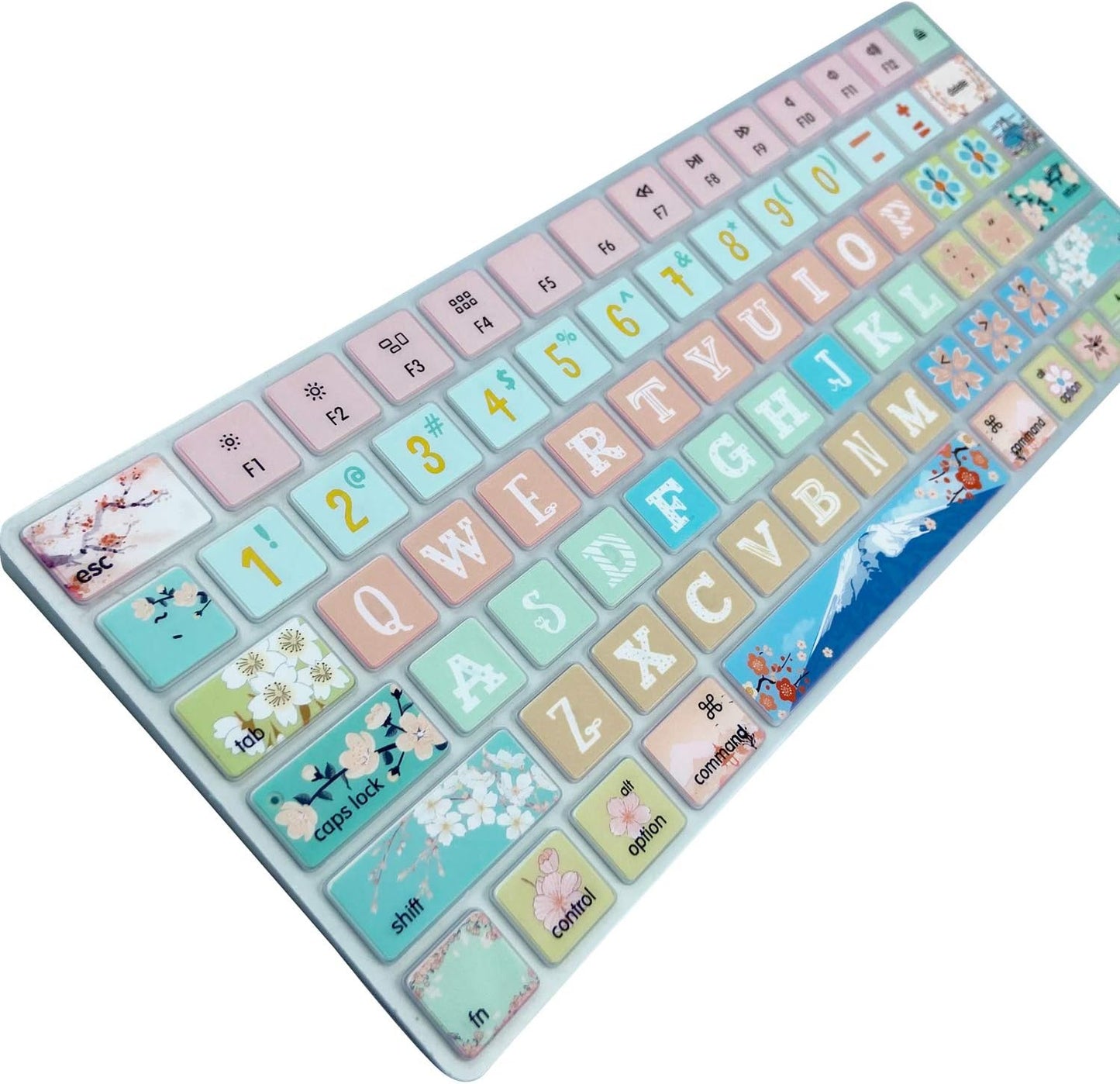 Creative Gradient Keyboard Cover | Stylish & Functional, Washable Silicone