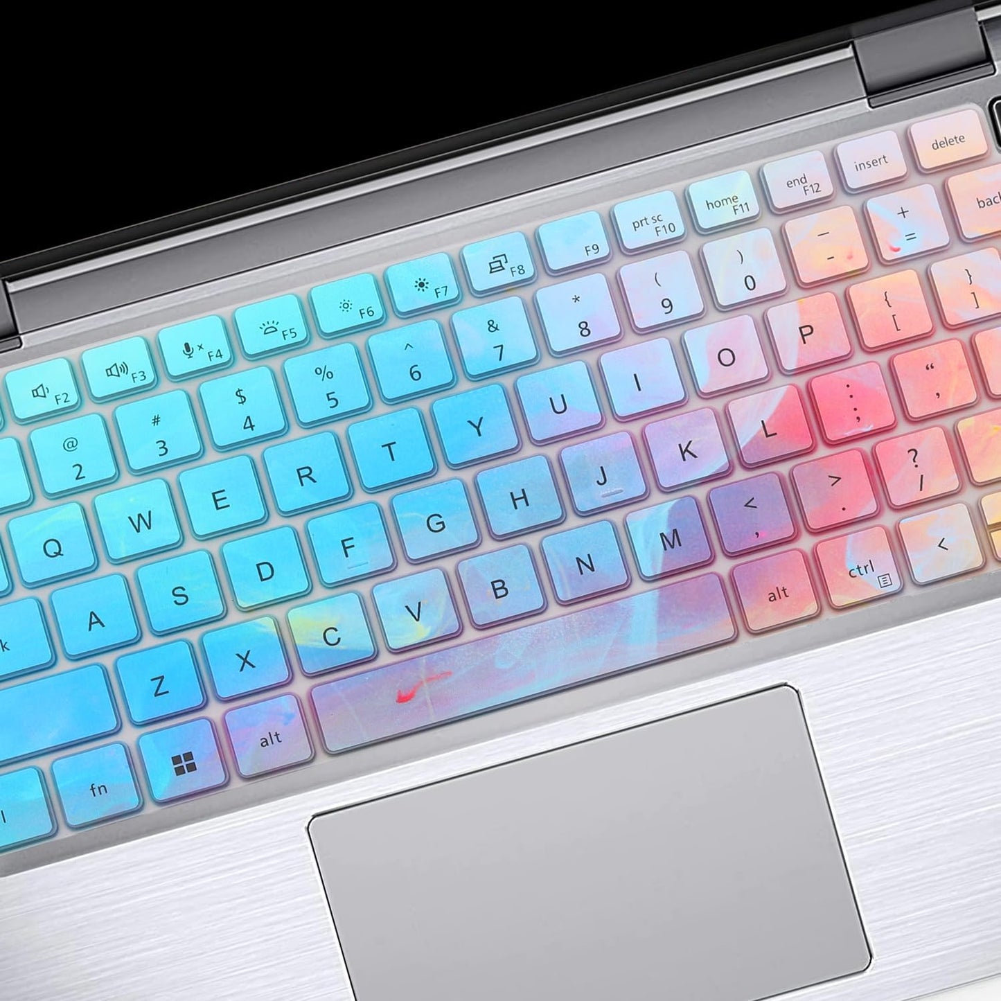 Laptop Gradient Silicone Keyboard Cover | Stylish Protection, Waterproof & Dustproof, Easy to Clean