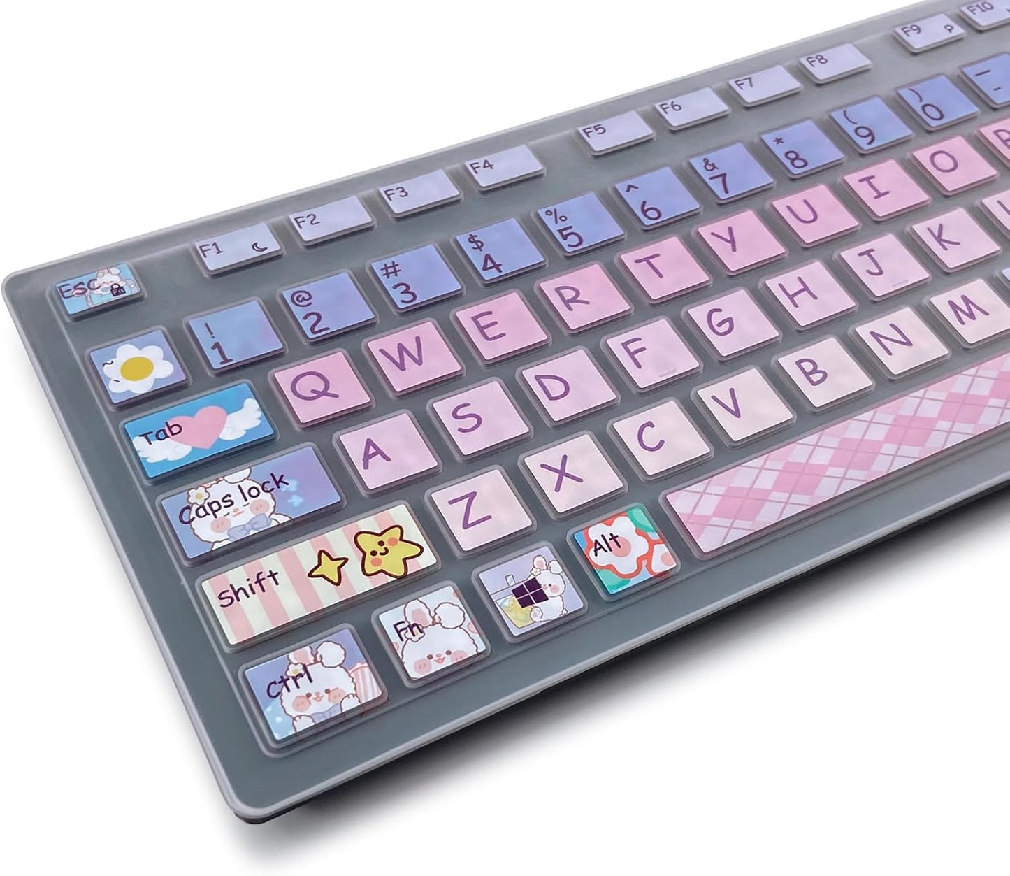 Cute Cartoon Keyboard Cover | Sweet Aesthetics & Full Protection