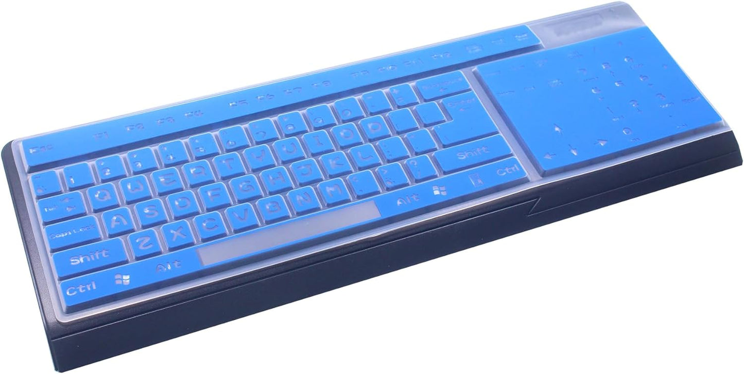 Full - Size Keyboard Protector: Ultimate Protection with Vibrant Blue Style