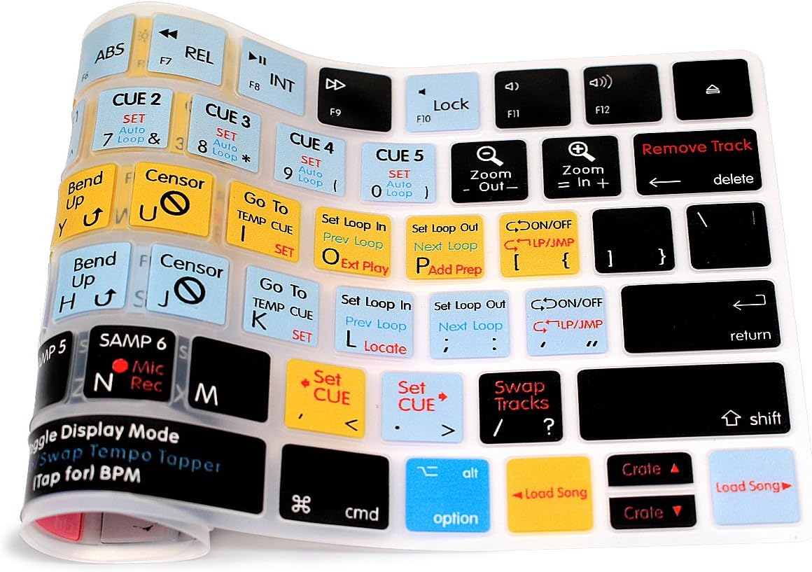 DJ Keyboard Cover with Shortcuts | Precision, Efficiency, and Stage-Ready Protection