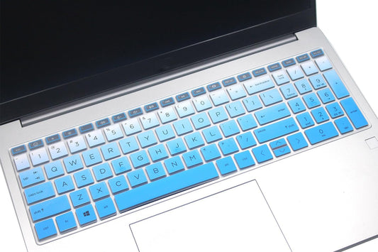 Gradient Blue Keyboard Protector: Stylish Protection for Your Keyboard