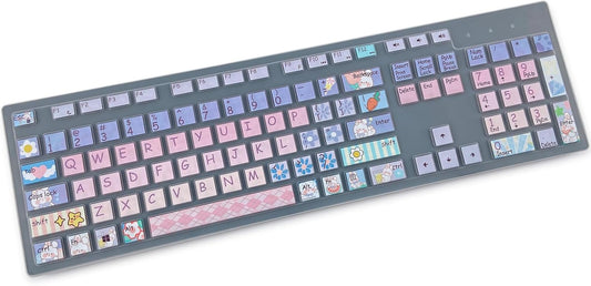 Cute Cartoon Keyboard Cover | Sweet Aesthetics & Full Protection