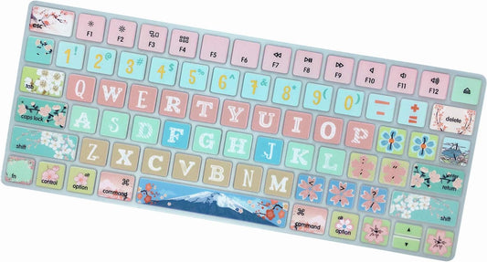 Creative Gradient Keyboard Cover | Stylish & Functional, Washable Silicone